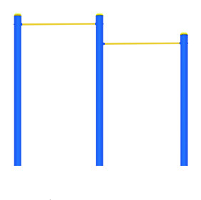 AJD-LJ-054 高低单杠